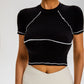 Women's Fashion Colorblock Vigorous Sports Top