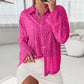 Women's Fashion Casual Solid Color Buttons Long-sleeved Cardigan