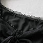 New Style Square Collar Lace Lantern Sleeve Short Shirt