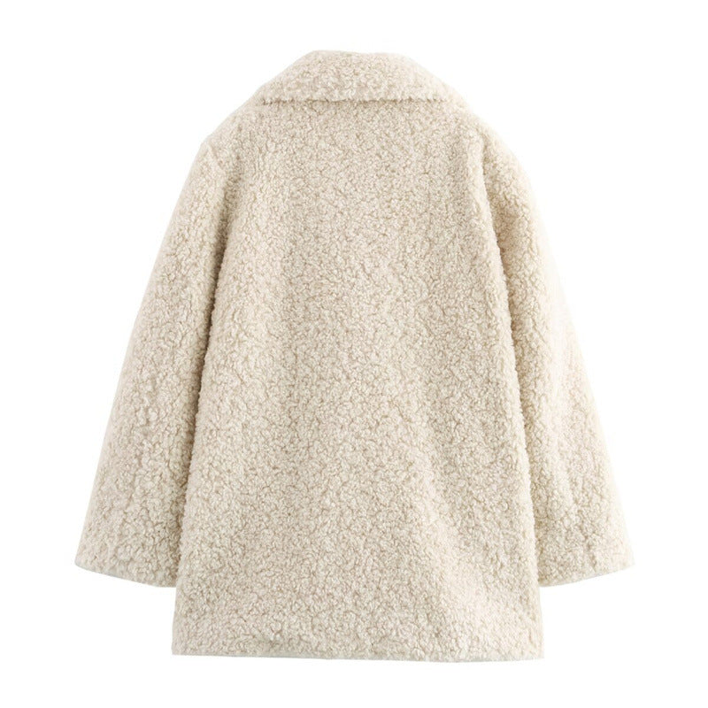 Short effet fourrure artificielle pour femme