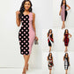 Women's Autumn And Winter Long Sleeve Hip Print Dress