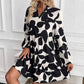 Fashion Retro Long Sleeve Loose Dress