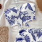 Summer Vacation Tube Top And Shorts Set