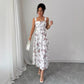Women's Casual Fashion French-Style Backless Slip Dress