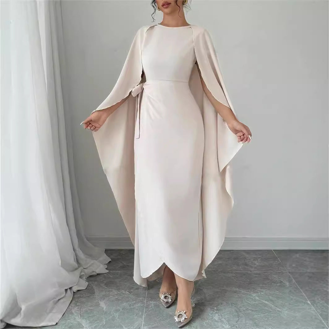 Elegant And Charming Fashion Dress With An Asymmetric Hem