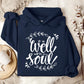 Drop-shoulder Sleeve Casual Sports Hoodie Sweater