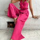 Pariaura Knot Front Cami Top Wide Leg Pants