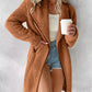 Women's Lapel Plush Coat