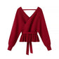 Fashion Pullover Women's V-neck Sweater