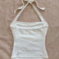Retro Navel Halter Inner Suspender Women
