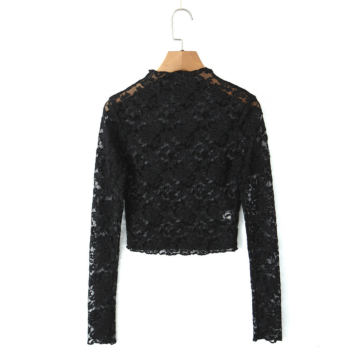 Women's American-style Turtleneck Long-sleeved Top T-shirt