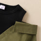 Children's Off-shoulder Long Sleeve Dress
