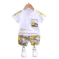 Vêtements décontractés pour enfants pour garçons, shorts décontractés à manches courtes