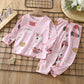 Children's Cotton Homewear Suit Long-sleeve Air Conditioning Clothes