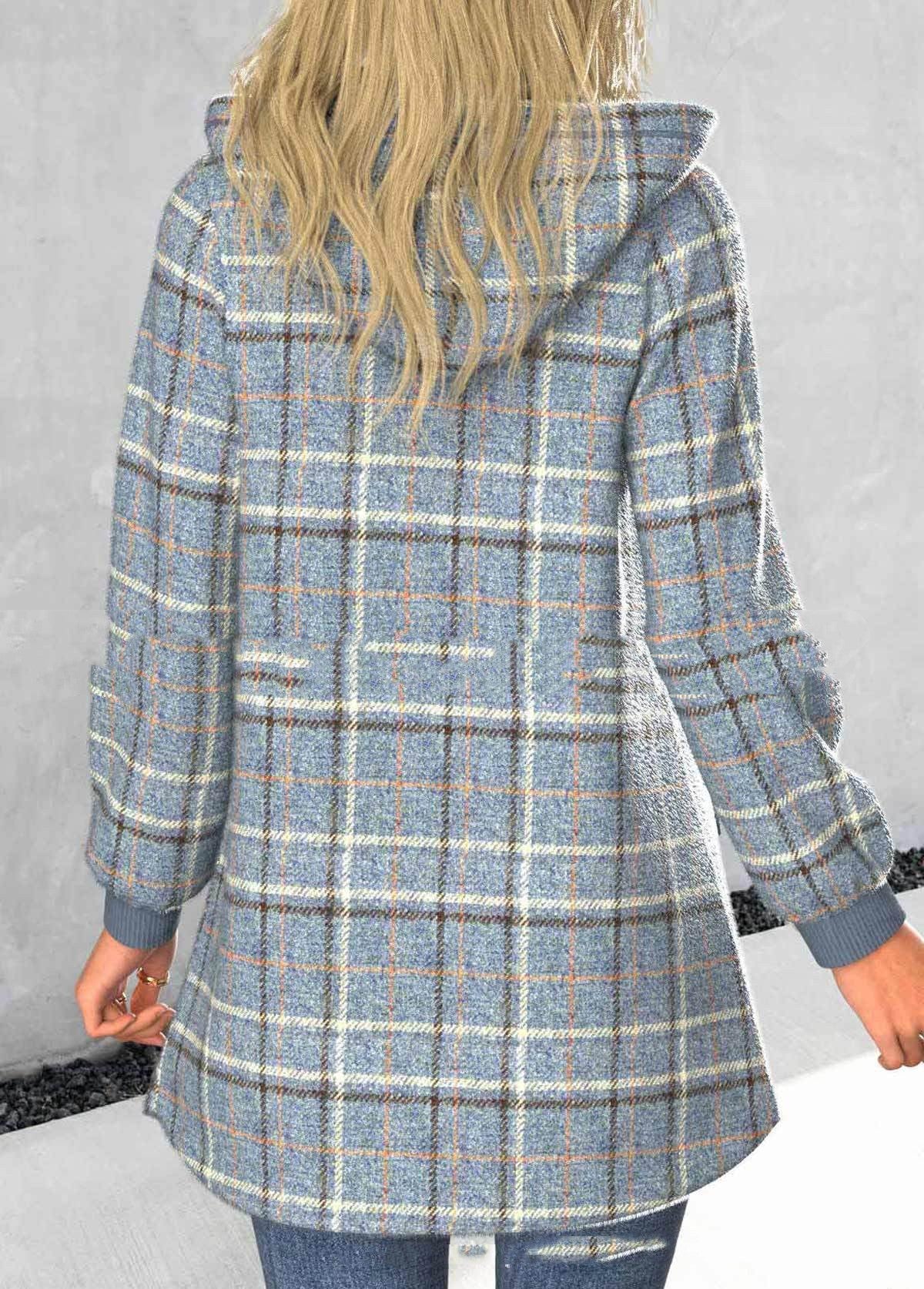 Hooded Cardigan Pocket Coat Overcoat
