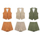 Women's Linen Blend Tank Top Casual