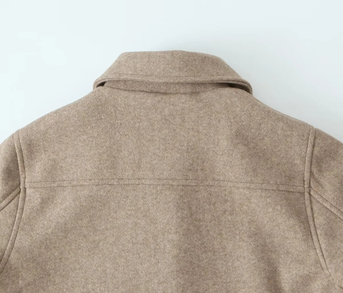 Veste courte douce et décontractée pour femme