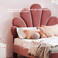 Linen Material With Metal Frame Bed Frame