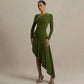 Fashionable Minimalist Asymmetrical Design Womens Long Dress