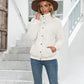 Veste cardigan en peluche d'agneau Veste en peluche double face Manteau Haut