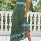 Halter Spaghetti Straps Printed Fashion Loose Sleeveless Dress