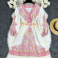 Womens Holiday-Style Casual Printed Dress