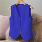 Slim Fit Sleeveless Short Waistcoat Jacket