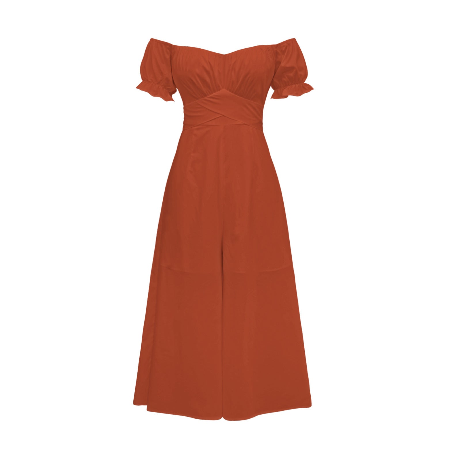 One-piece Pants Summer One-neck Short-sleeved Temperament