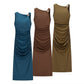 Women's Sleeveless Backless Shell Dress