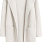 Women's Woolen Coat With Pockets Autumn And Winter Temperament  Slim Fit Mid Length Jacket Comfortable Casual Lapel Coats