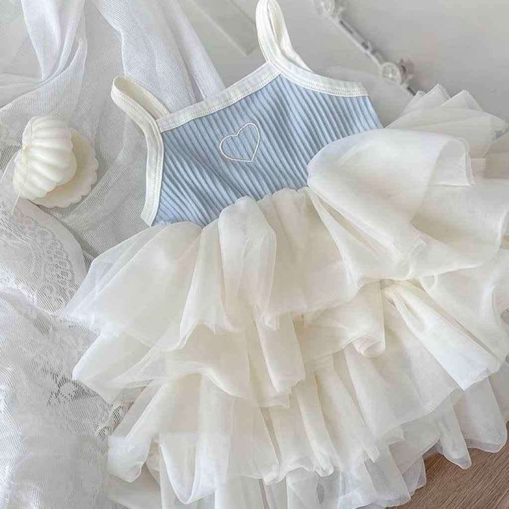 Girl's New Fashionable Baby Cake Dress