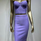 Women's Fashion Top Skirt Two Piece Set