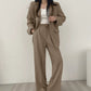Korean Style Casual Suit Set Women