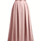 Women's High Waist Pure Color Skirt