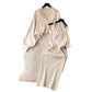 Women's Two-Piece Set V-Neck Slip Dress