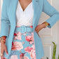 Women's Fashion Solid Color Two-piece Suit