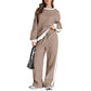 Spring And Autumn Leisure Simple Graceful Color Matching Long Sleeve
