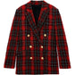 Plaid Suit Shorts Suit Jacket High Sense Of Spring
