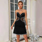 Cutout Tube Top Bubble Beads Dress