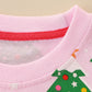 European And American Children Christmas Tree Printed Long-sleeved Pullover