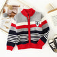 Pull polaire en coton pour enfant, cardigan en tricot, pur coton