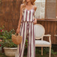 Women's Striped Tank Top And Casual Pants Two-piece Set