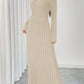 Stylish And Elegant V Neck Womens Dress