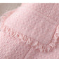 White Classic Style High-grade Temperament Tweed Coat