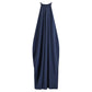Strapless Silk Texture Sleeveless Dress