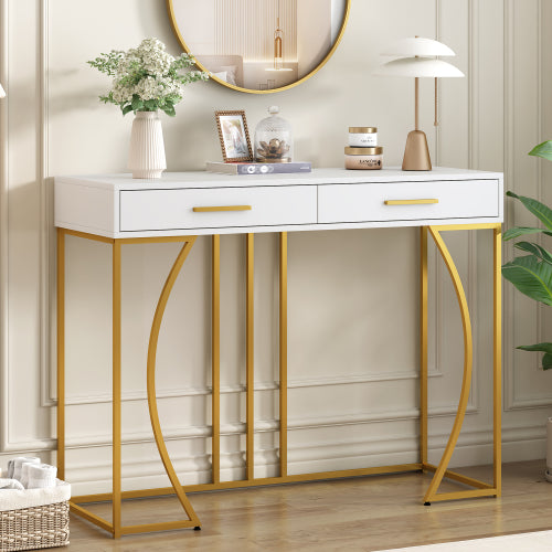 Sofa Table In A Lightweight And Luxurious Style In Fibreboard