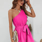 Sleeveless Casual Waist Tight Slimming Dress