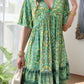 Female Casual Printing Ladies Dress