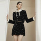 Women's Autumn Age-reducing Velvet Suit