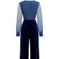 Velvet Jumpsuit With An Elegant Sophisticated Vibe
